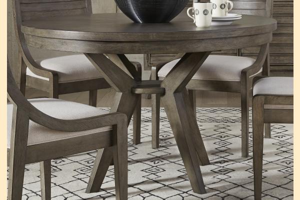 Legacy Greystone by Legacy Pedestal Table