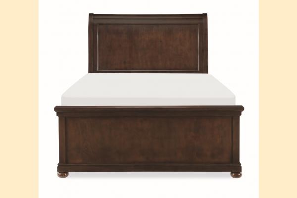 Legacy Kids Canterbury-Warm Cherry Full Sleigh Bed