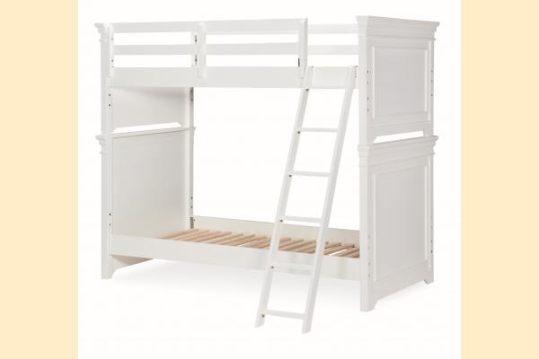 Legacy Kids Canterbury-Natural White Twin Over Twin Bunk Bed