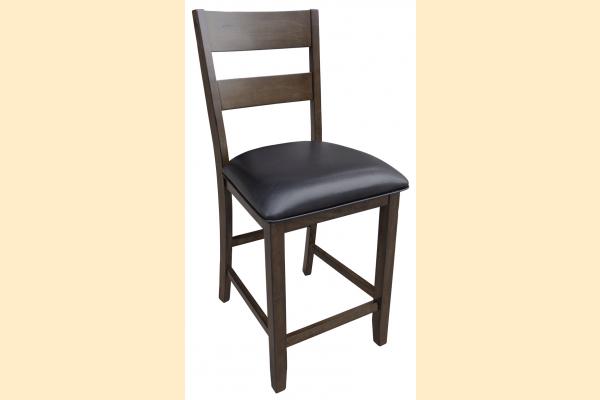 A-America Mariposa-Dark Ladder Back Bar Stool