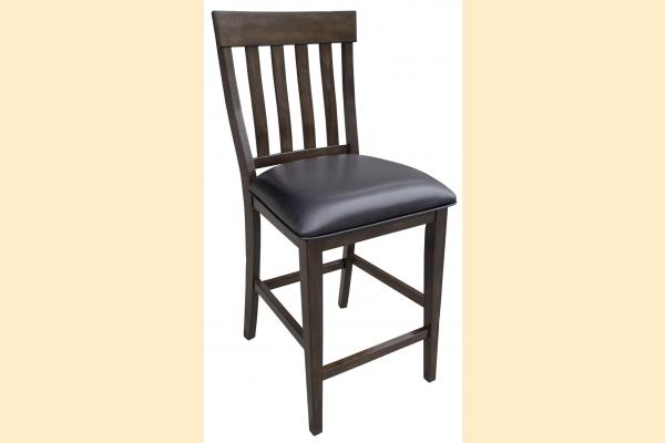 A-America Mariposa-Dark Slat Back Bar Stool