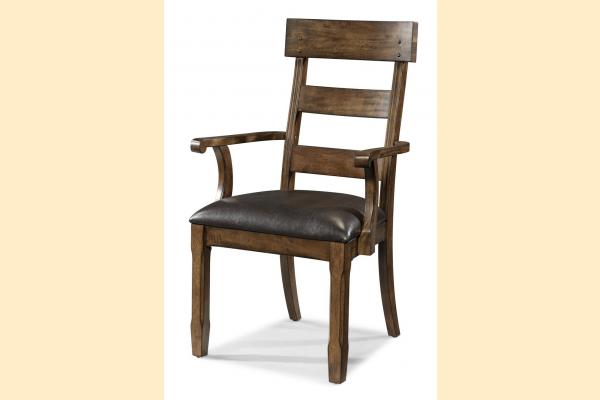 A-America Ozark Plank Upholstered Arm Chair