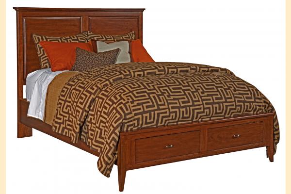 Kincaid Cherry Park Queen Panel Storage Bed
