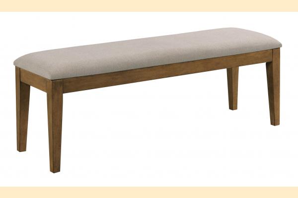 Kincaid Kafe Latte Upholstered Dining Bench Latte