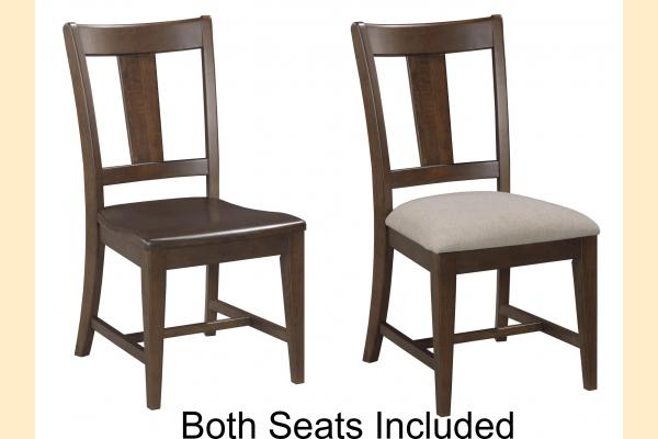 Kincaid Kafe- Mocha Splat Back Chair Mocha