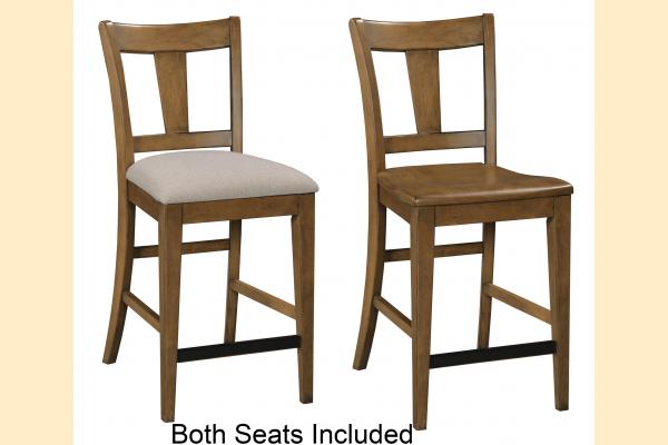 Kincaid Kafe- Mocha Tall Splat Back Chair