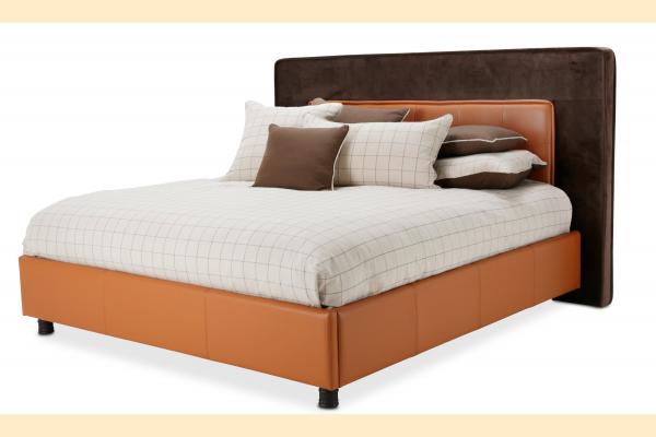 Aico 21 Cosmopolitan Queen Upholstered Tufted Bed