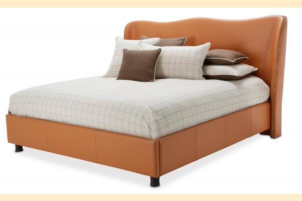 Aico 21 Cosmopolitan Queen Upholstered Wing Bed