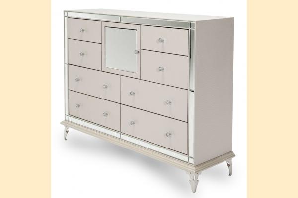 Aico Hollywood Loft Upholstered Dresser-Frost