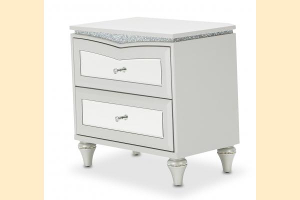 Aico Melrose Plaza Upholstered Nightstand