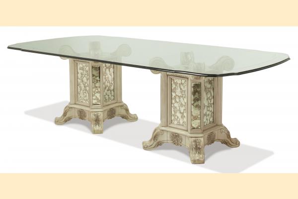 Aico Platine de Royale Rectangular Glass Dining Table