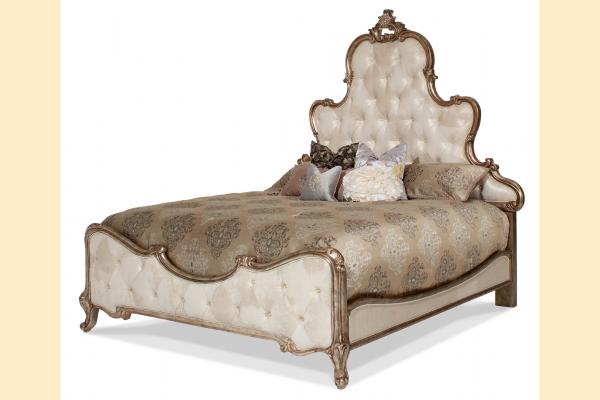 Aico Platine de Royale King Panel Bed
