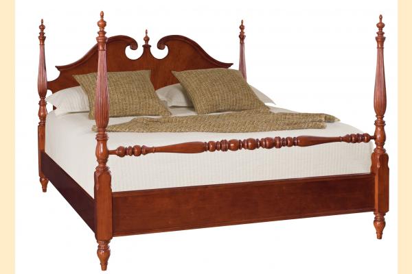 American Drew Cherry Grove Queen Low Poster Bed