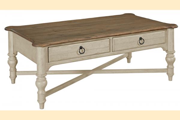 Kincaid Weatherford-Cornsilk Occasional  Cocktail Table
