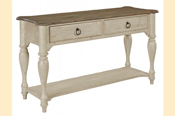 Kincaid Weatherford-Cornsilk Occasional  Sofa Table