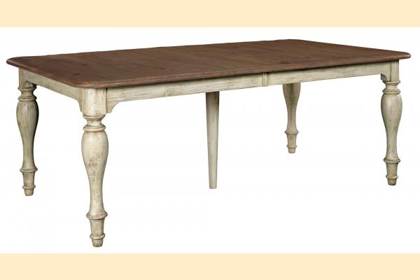 Kincaid Weatherford-Cornsilk Dining Canterbury Table w/ Two 20