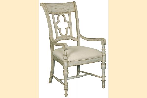 Kincaid Weatherford-Cornsilk Dining Arm Chair