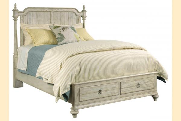 Kincaid Weatherford-Cornsilk Bedroom Queen Westland Storage Bed