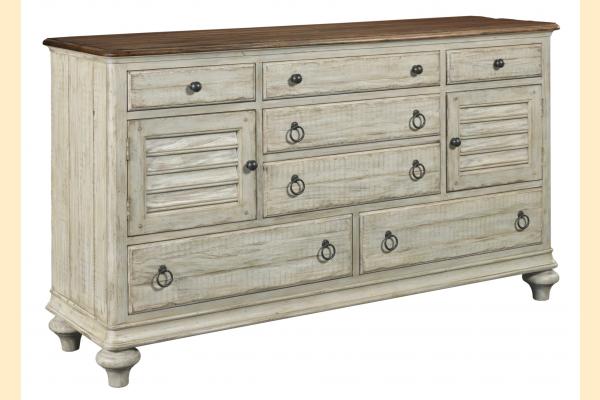 Kincaid Weatherford-Cornsilk Bedroom Ellesmere Dresser