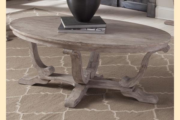 Liberty Greystone Mill Oval Cocktail Table
