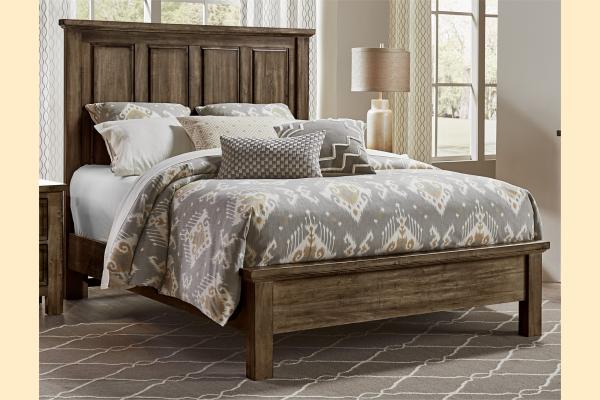 Vaughan Bassett Solids A&P Maple Road-Maple Syrup King Mansion Bed