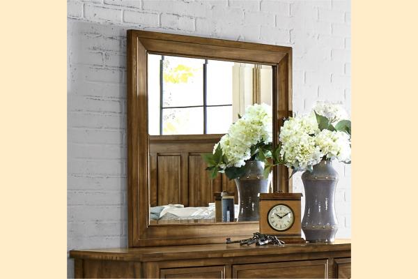 Vaughan Bassett Solids A&P Maple Road-Antique Amish Landscape Mirror