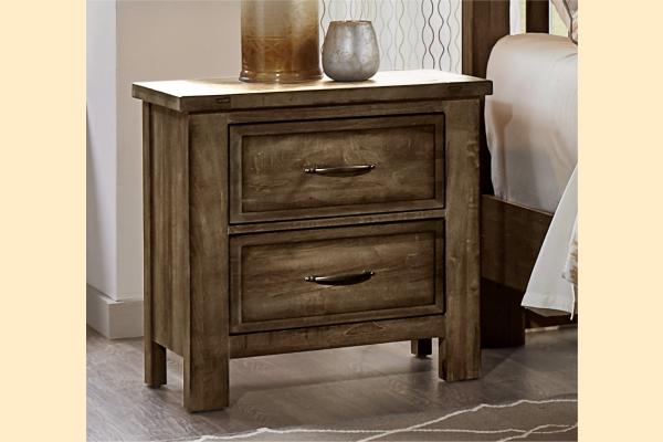 Vaughan Bassett Solids A&P Maple Road-Maple Syrup Night Stand