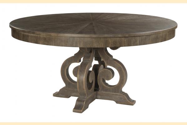 American Drew Emporium by American Drew ELLSWORTH ROUND DINING TABLE - COMPLETE