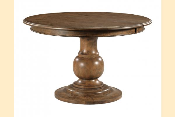 Kincaid Ansley Whitson Round Pedestal Dining table with one 20