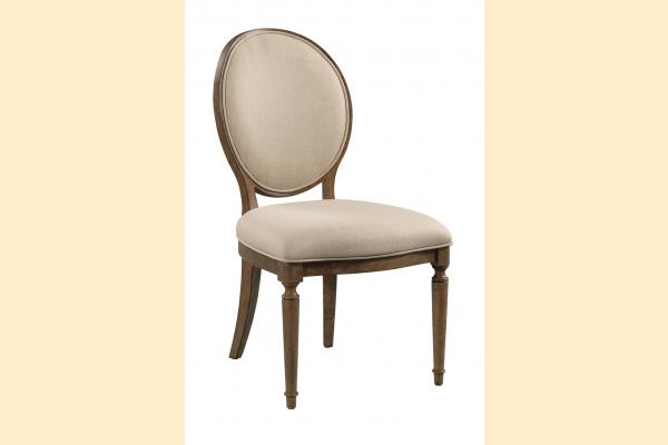 Kincaid Ansley Cecil Oval Back Uph Side Chair