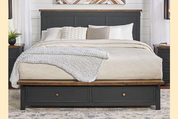 A-America Stormy Ridge Queen Storage Bed