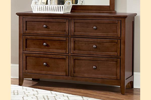 Vaughan Bassett Bonanza-Cherry Double Dresser