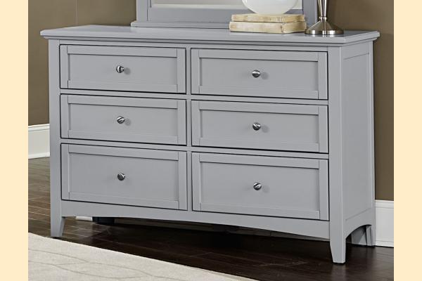 Vaughan Bassett Bonanza-Gray Double Dresser