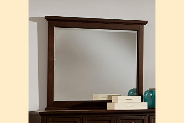 Vaughan Bassett Bonanza-Merlot Landscape Mirror