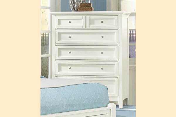 Vaughan Bassett Bonanza-White Drawer Chest