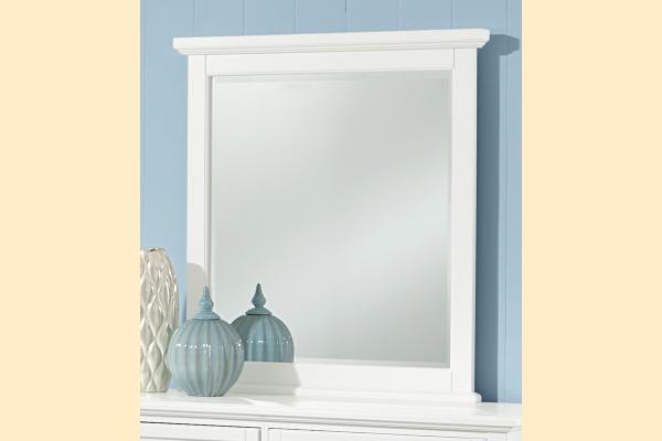 Vaughan Bassett Bonanza-White Small Landscape Mirror